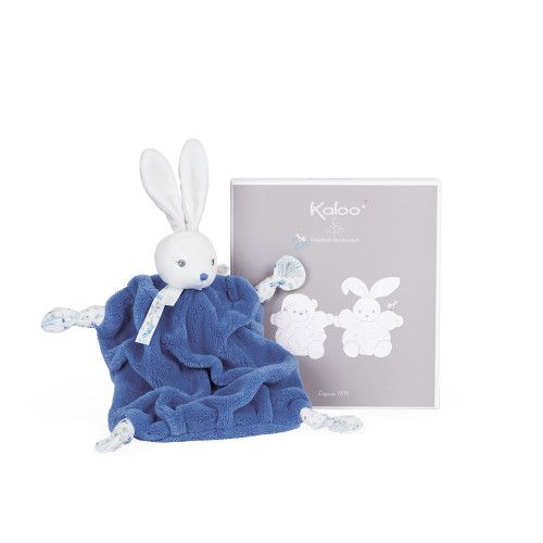 Kaloo doudou coniglio blu scatola - Kaloo – Doudou Plume