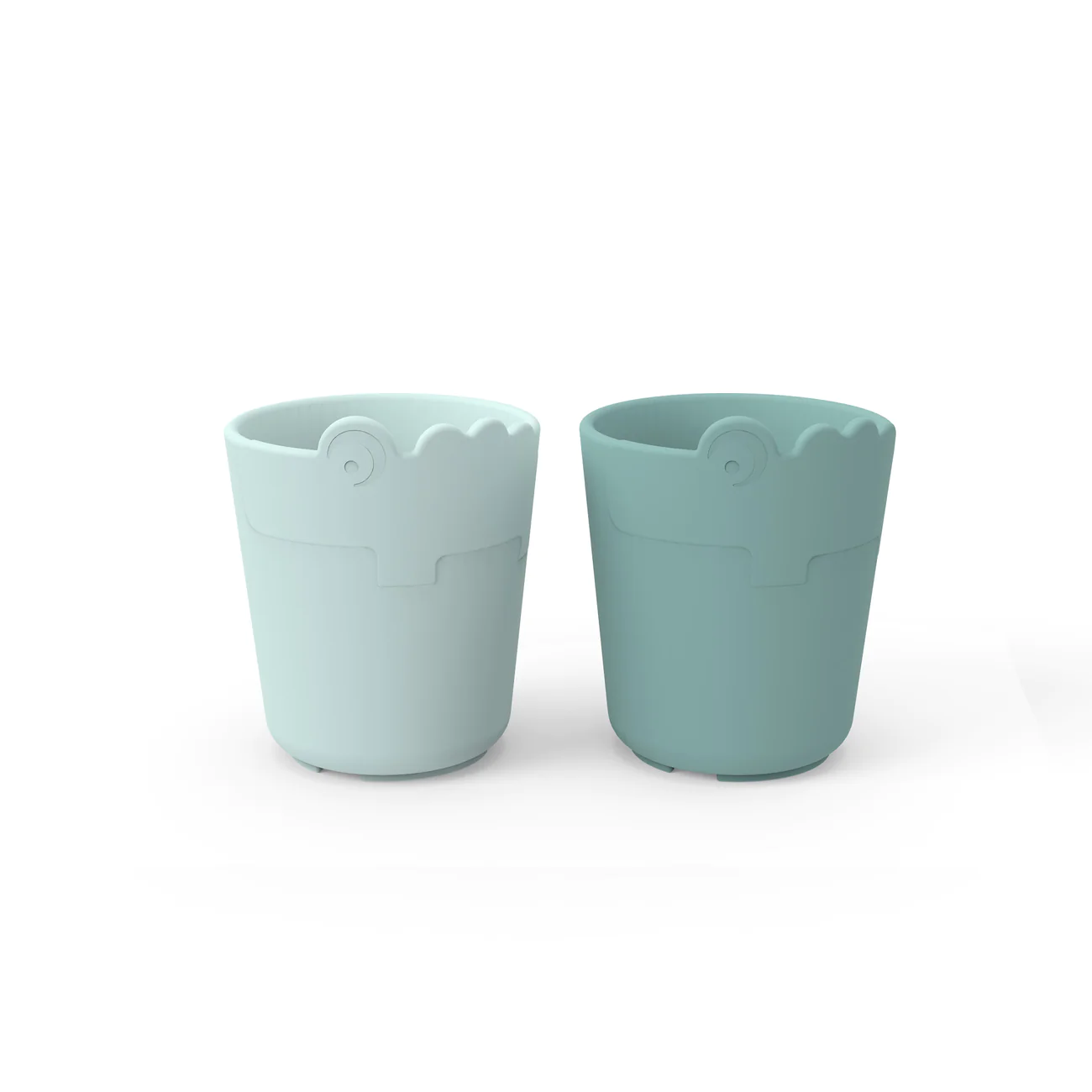 Done by deer set due tazze mini mug blu sulla pagina Done by Deer – Set due Tazze Mini Mug Kiddish – Verde