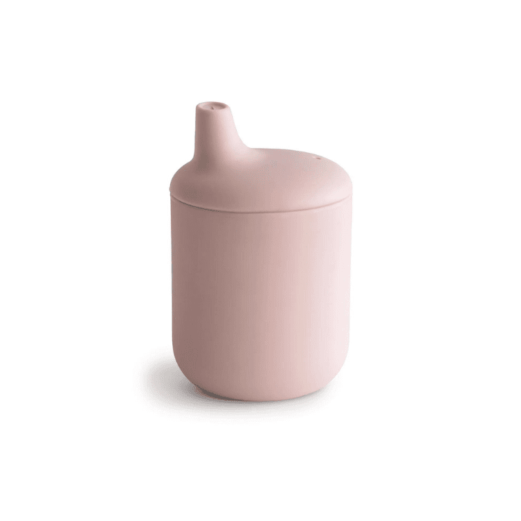 Mushie bicchiere ambientatio blush - Mushie – Tazza in Silicone con Beccuccio