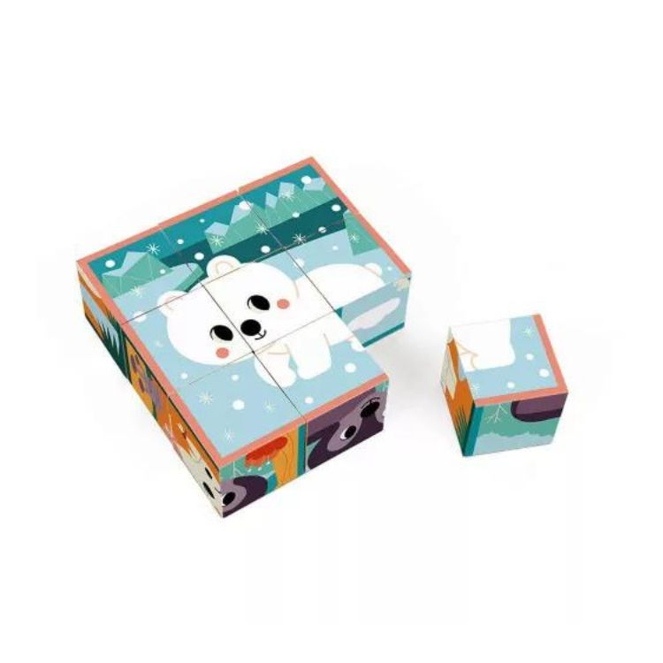 Janod cubi cartone sulla pagina Janod - Cubi di cartone Animali 9pz.
