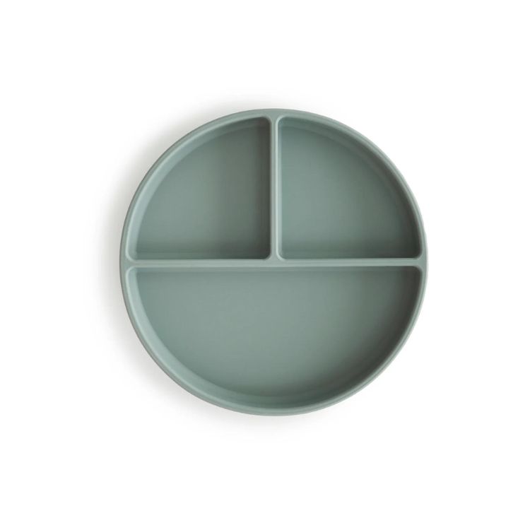 Mushie piatto ventosa scomparti blu cambridge sulla pagina Mushie - Piatto con ventosa a scomparti in silicone